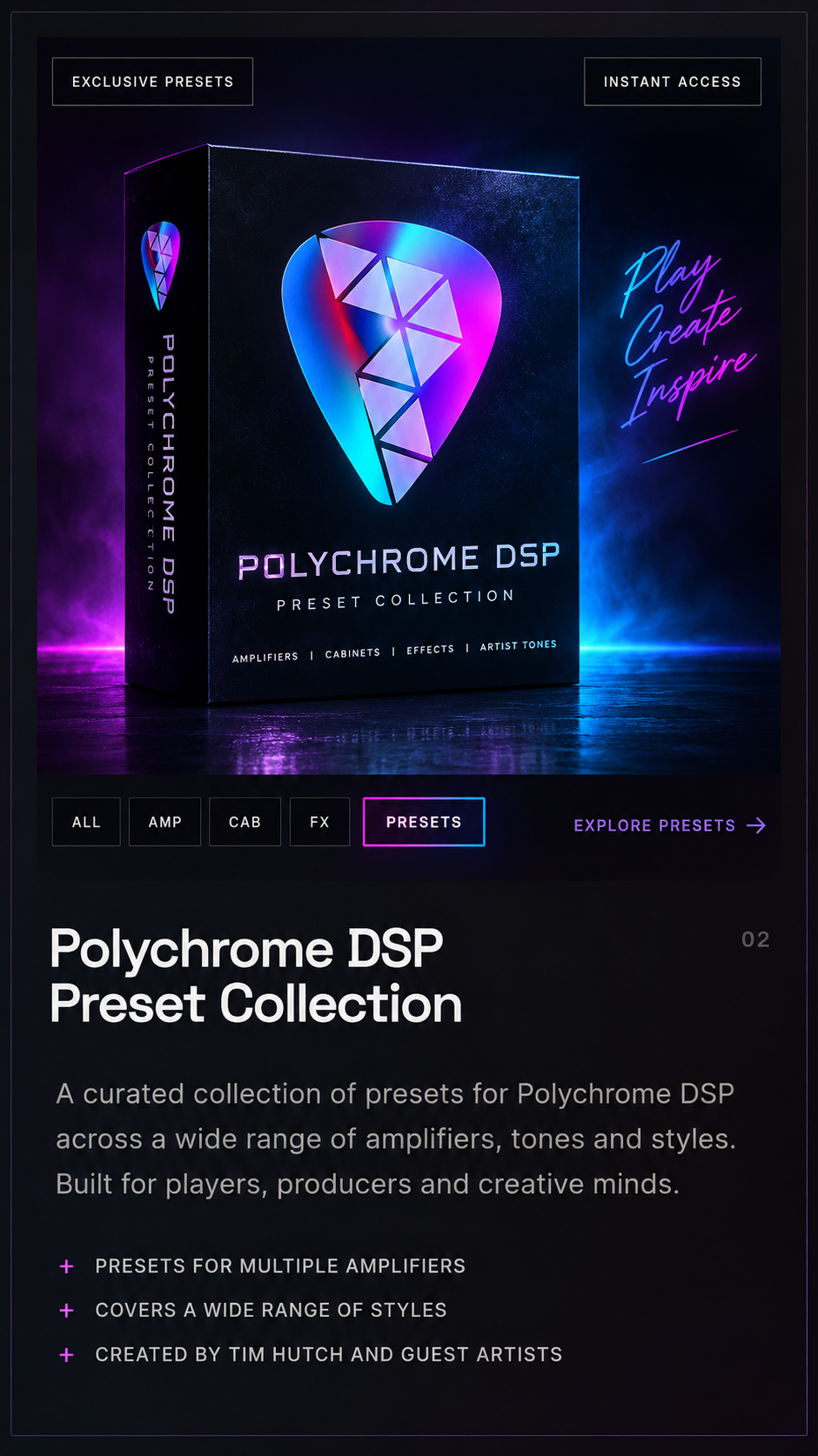 Tim Hutch Polychrome DSP preset collection